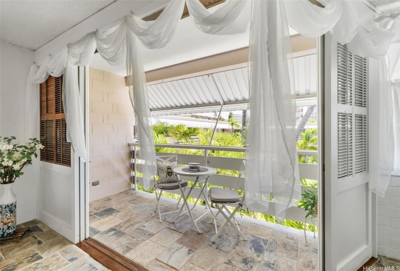 Excellent, stress relieving view from your private patio lanai.