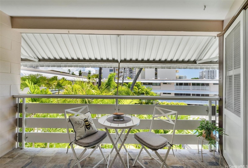 Excellent, stress relieving view from your private patio lanai.