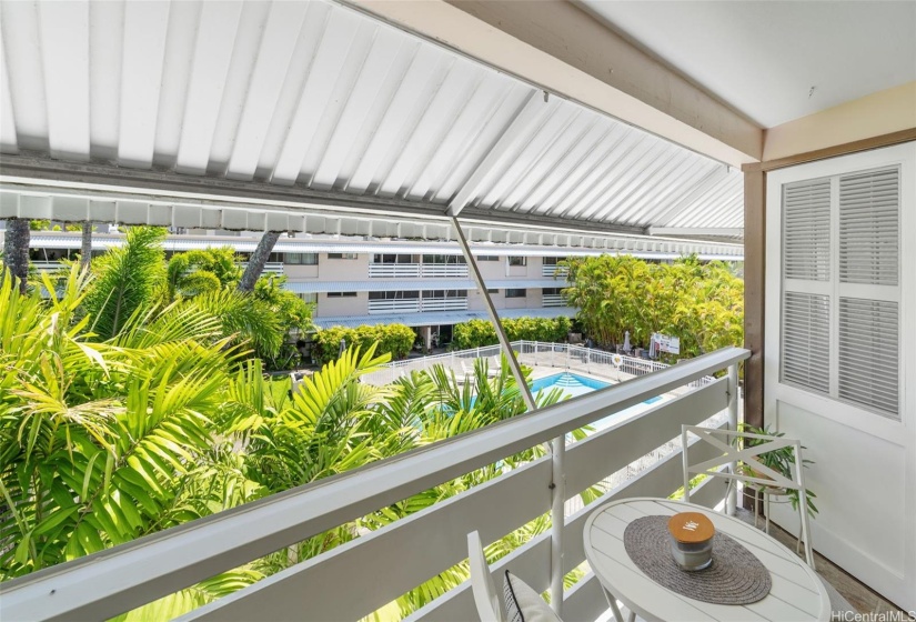 Excellent, stress relieving view from your private patio lanai.
