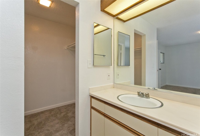 primary bedroom walk in closet