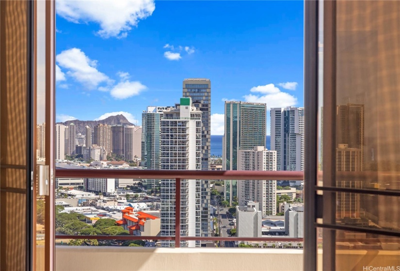 Views from Diamond Head from your lanai.