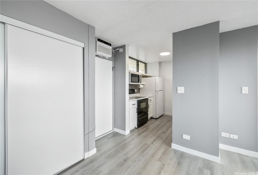 Extra closet for storage  adjacent to dining room area