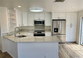 All new Kitchen cabinets, counter tops