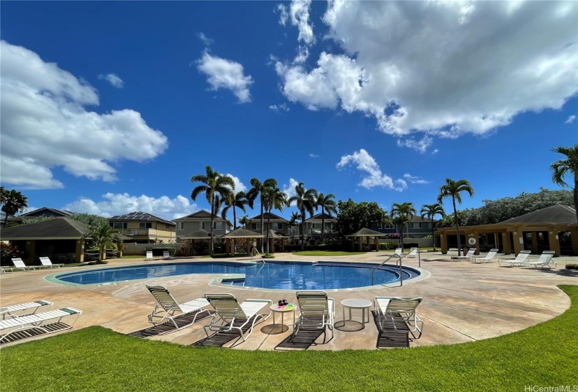 Community Pool with BBQ's & pavilions