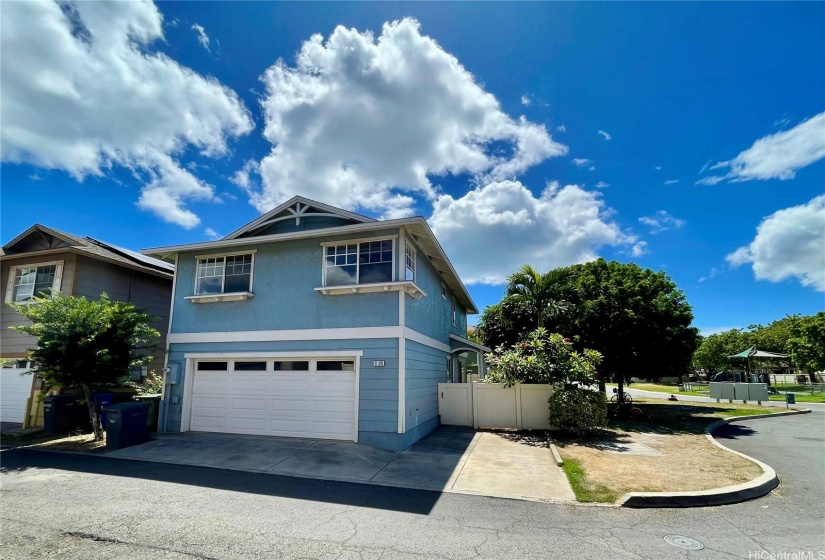 Corner property & parking for 3rd vehicle