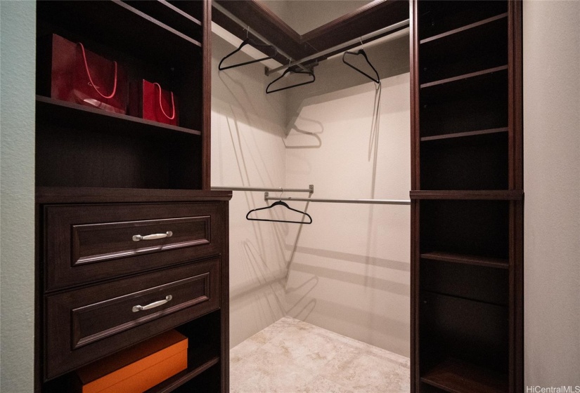 Master bedroom closet