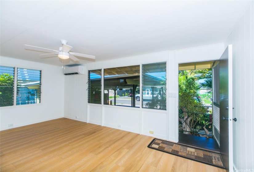 Open and spacious living room.