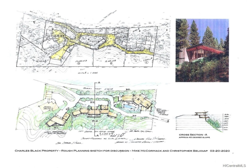 Design idea for 4 estates on all 8 lots.