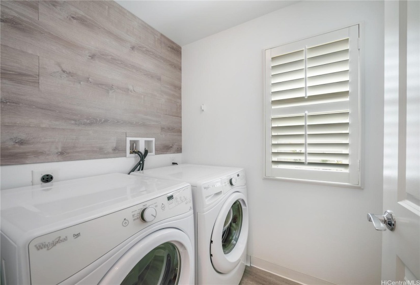 Laundry room located on first floor