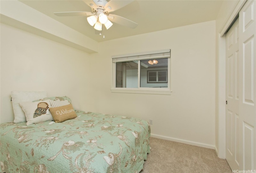 Bedroom 2 in the Ohana unit offers additional living space, perfect for family or guests.