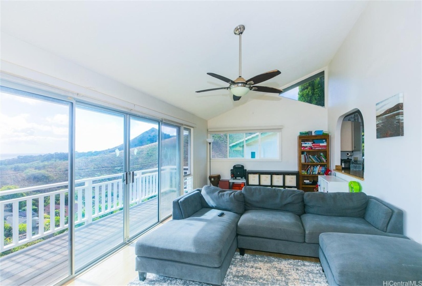 Living Room shot facing KoKo Head