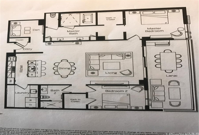 Floor Plan of 3702