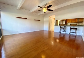 living room looking back towards kitchen