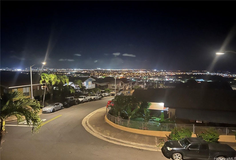 View from one of the lanais in the evening