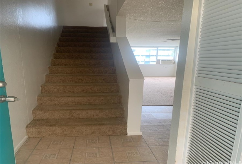 Stairs to split level