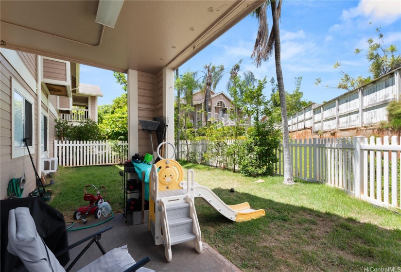 Patio & Back Yard