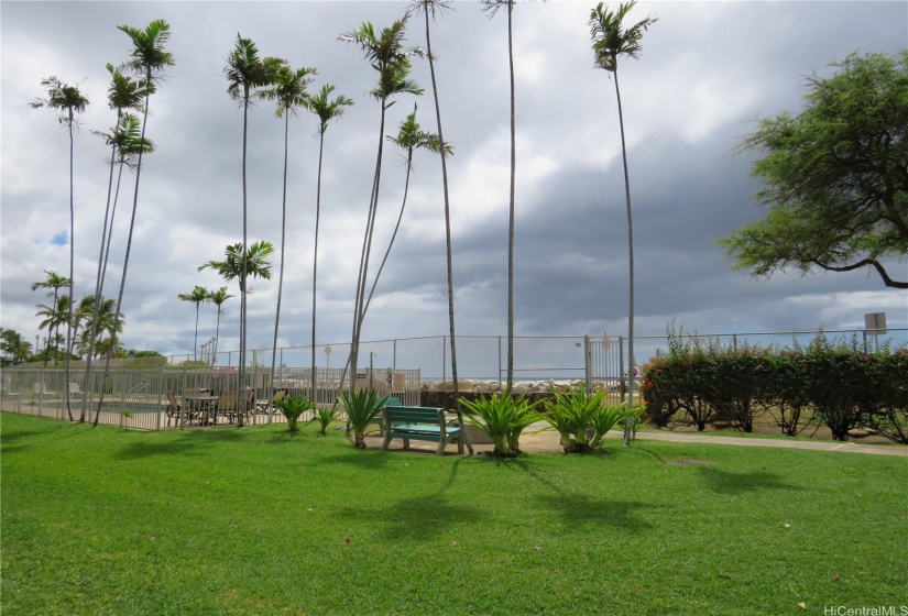 Pool and lagoon access.