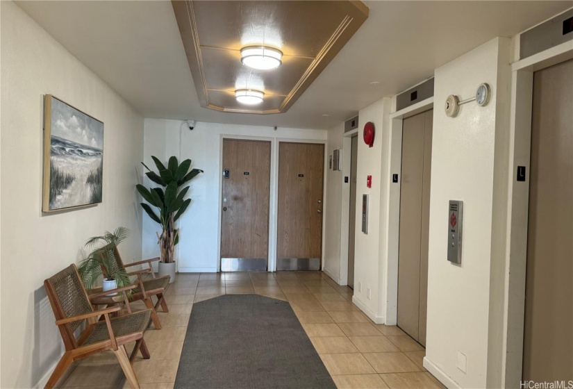 Building Lobby and Elevator