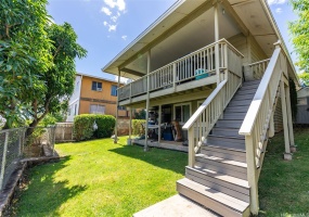 backyard to back deck