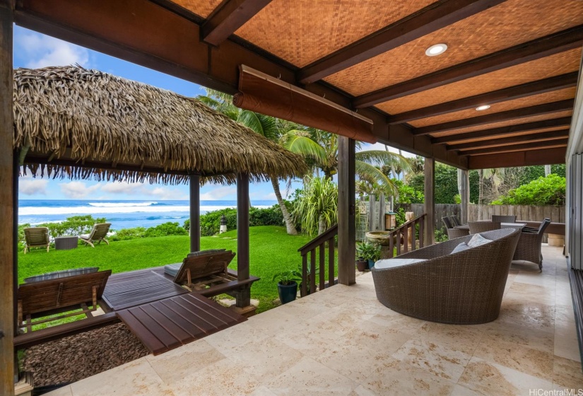 Large Lanai off Main Living Area Creating Indoor Outdoor Living.