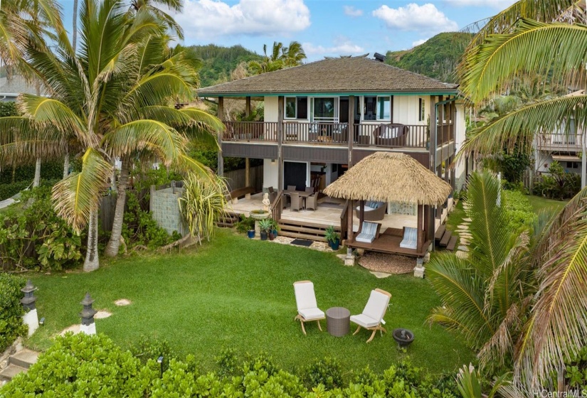 Ariel View of your Custom Beachfront Retreat.