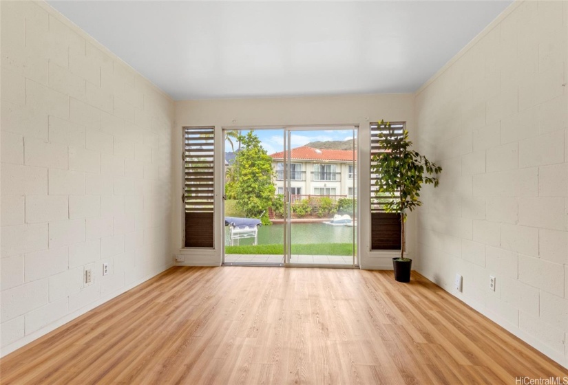 View from Front Door and Kitchen