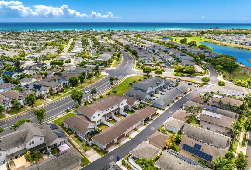 Overhead of Ocean Pointe and proximity to the Ocean.