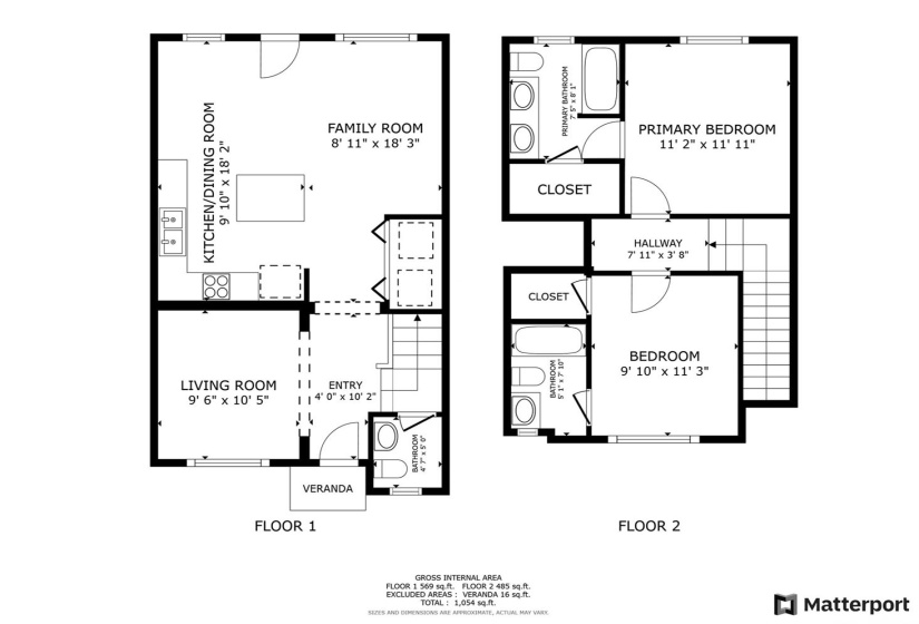 Also see the Matterport for walk through and dollhouse view.