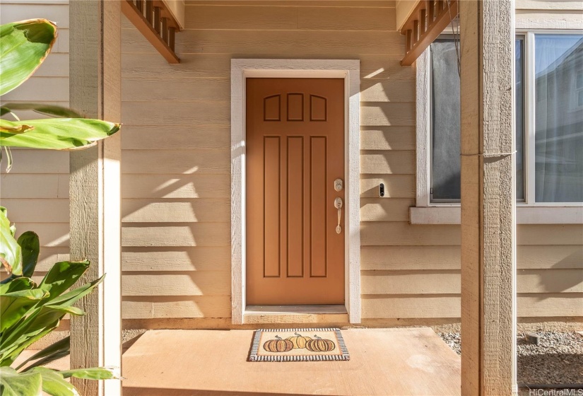 Newly painted Front door