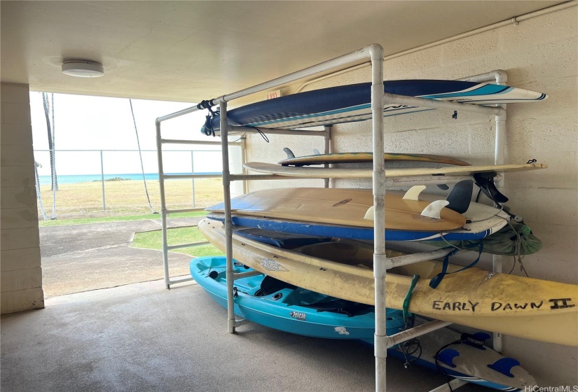 Storage of Watersport Equipment