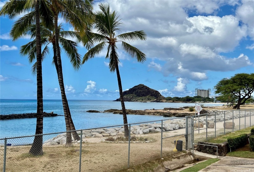 Entry to Lagoon & Beach