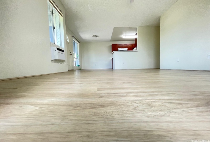 Living Room Facing Kitchen & Dining Area