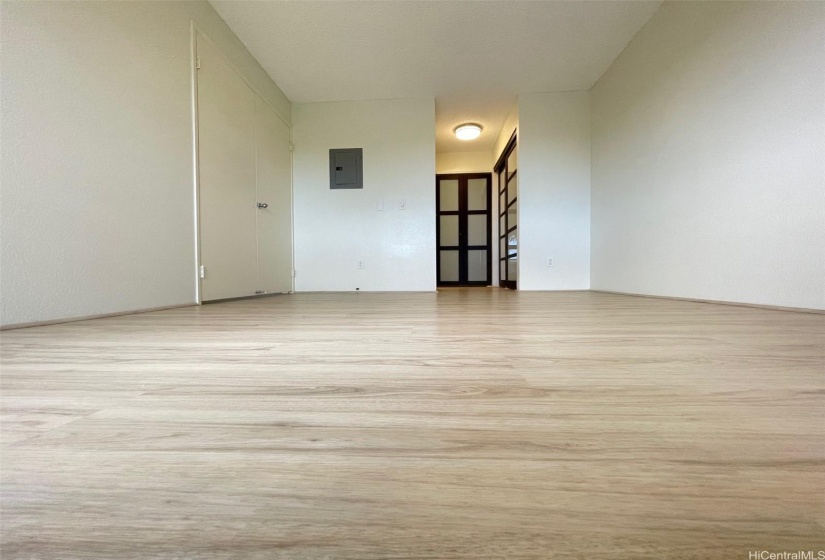 Master Bedroom with Double Door Entry and Hallway Closets