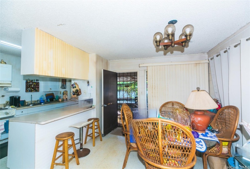 Kitchen and dining room