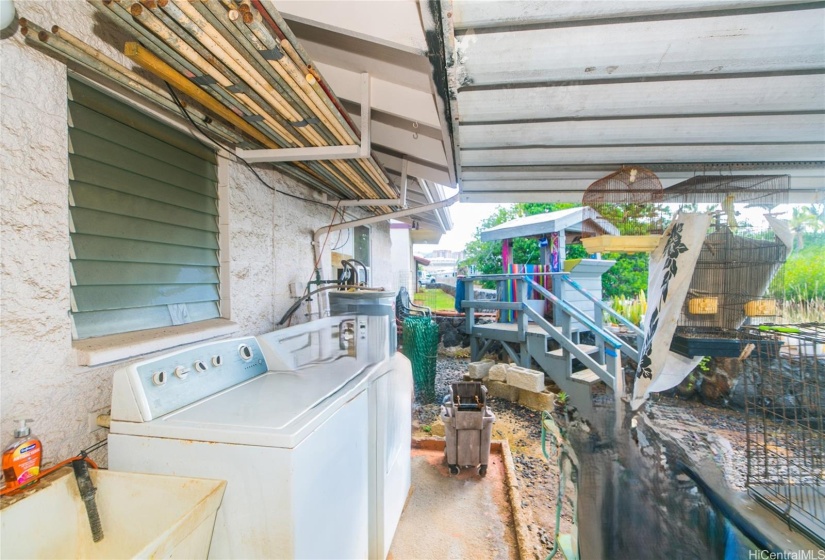 Laundry area