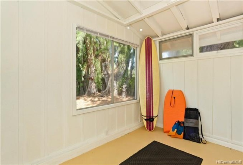 One of two additional bedrooms, accessed from the living room.