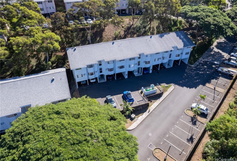 Unit comes with 2 parking stalls- one covered (on the ground floor under the building) and one uncovered