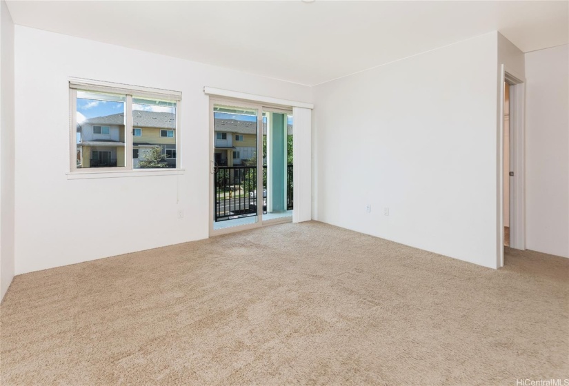 Primary bedroom with lanai