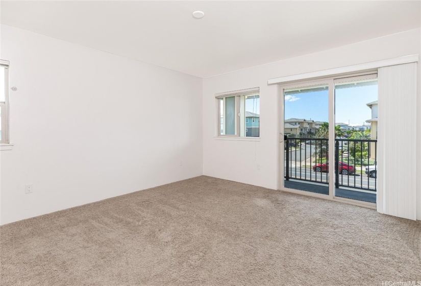 Primary bedroom with lanai