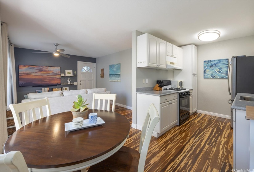 Dining area and kitche