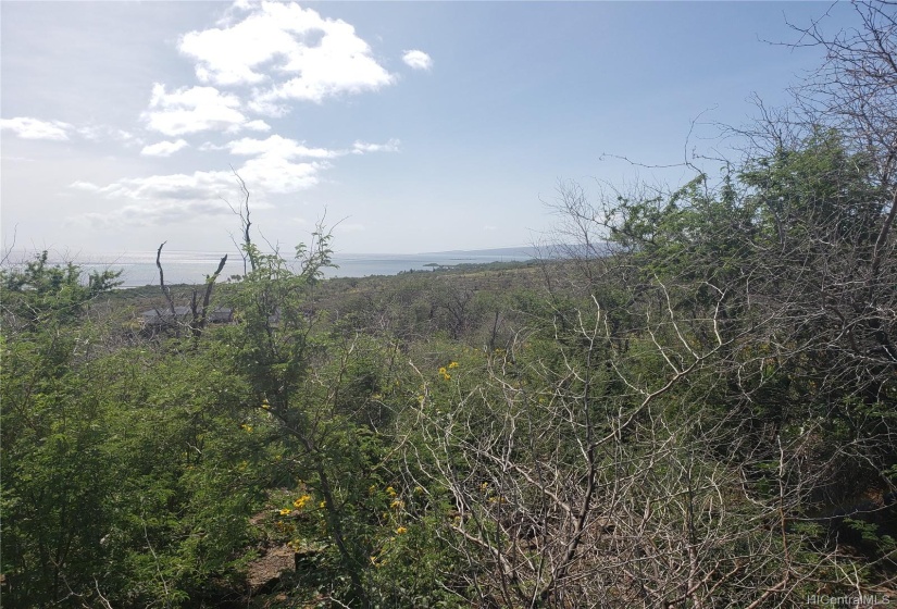 West end of Molokai in distance.