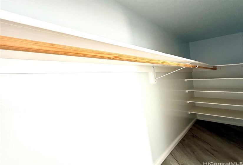 Closet of bedroom