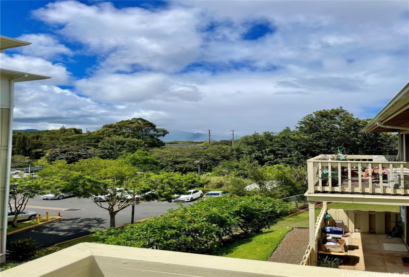 View from lanai facing west