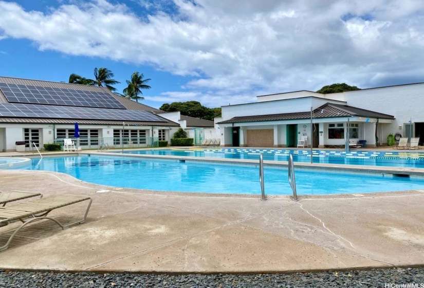 Kapolei Villages Association private pool for resident's use! Also, book the banquet hall for events..