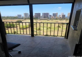 Lanai w/view of golf course