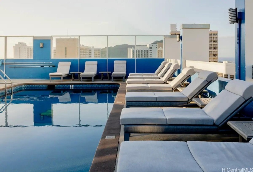 rooftop pool offers more than just a swim