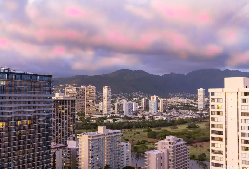 morning sunrise views of mountains