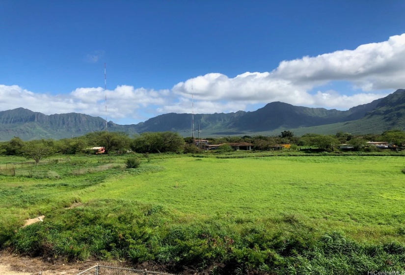 Amazing view of the mountains from the rear of the house