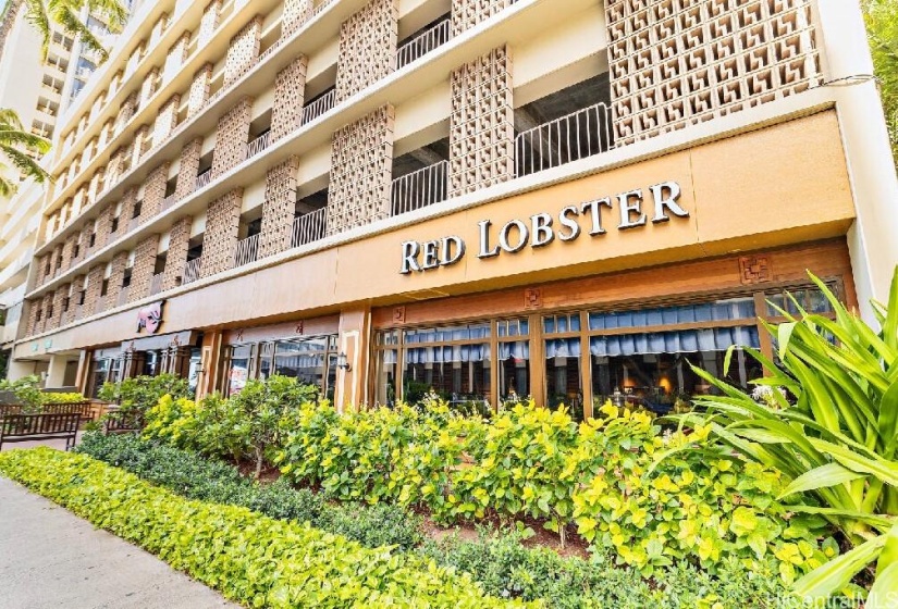Conveniently located near a variety of cuisines just right below the unit!