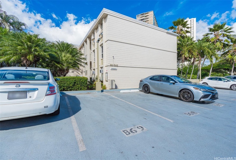 Uncovered Parking Stall close to unit